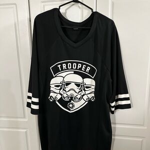 Her Universe Black Star Wars T-Shirt Jersey Style Dress